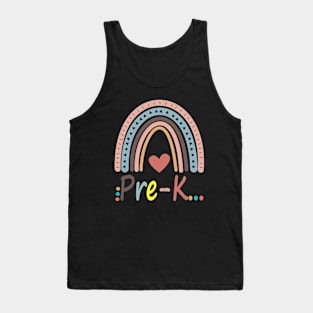 Pre-K Back To School Kids Pre-Kindergarten Student Teacher Tank Top